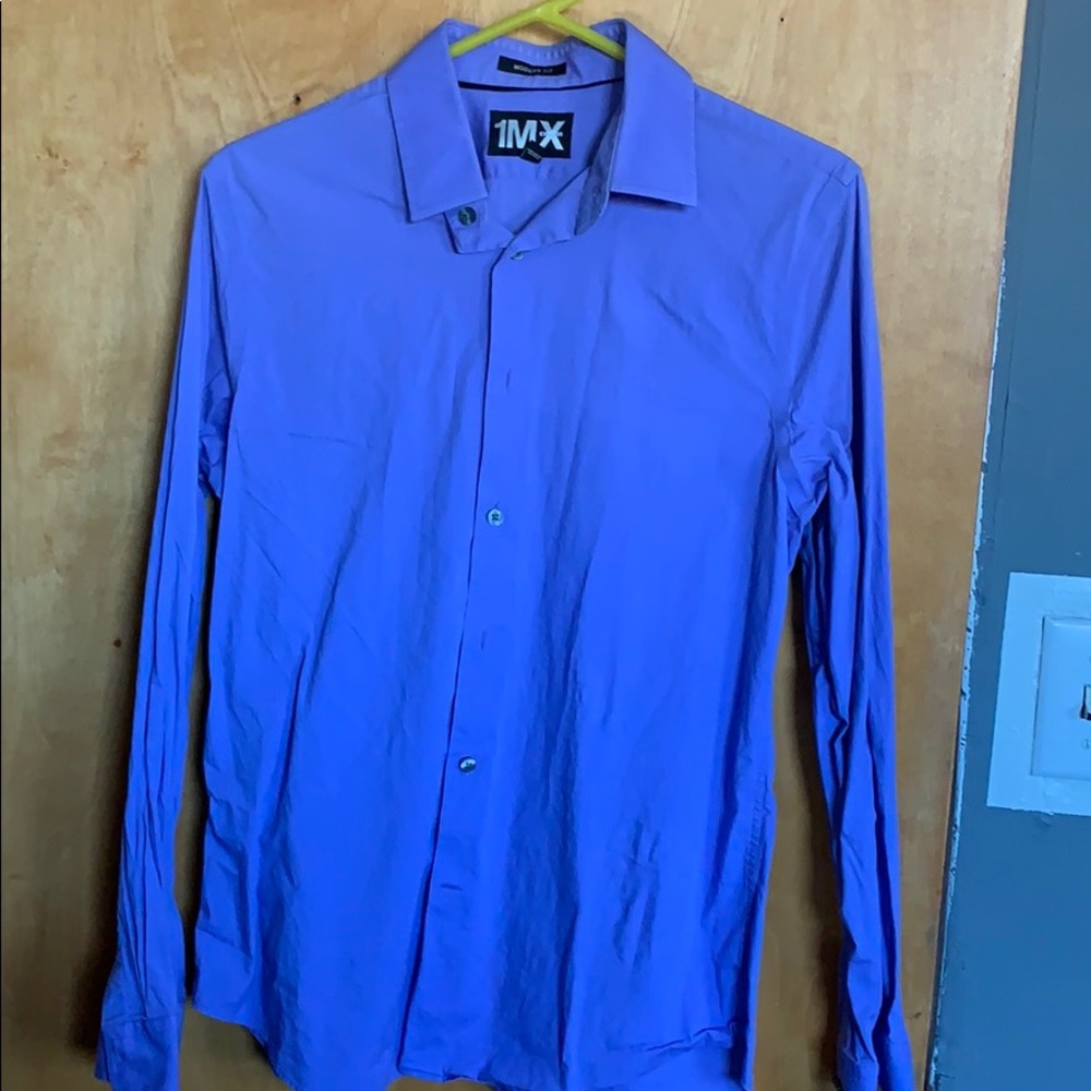 Lavender colored button down